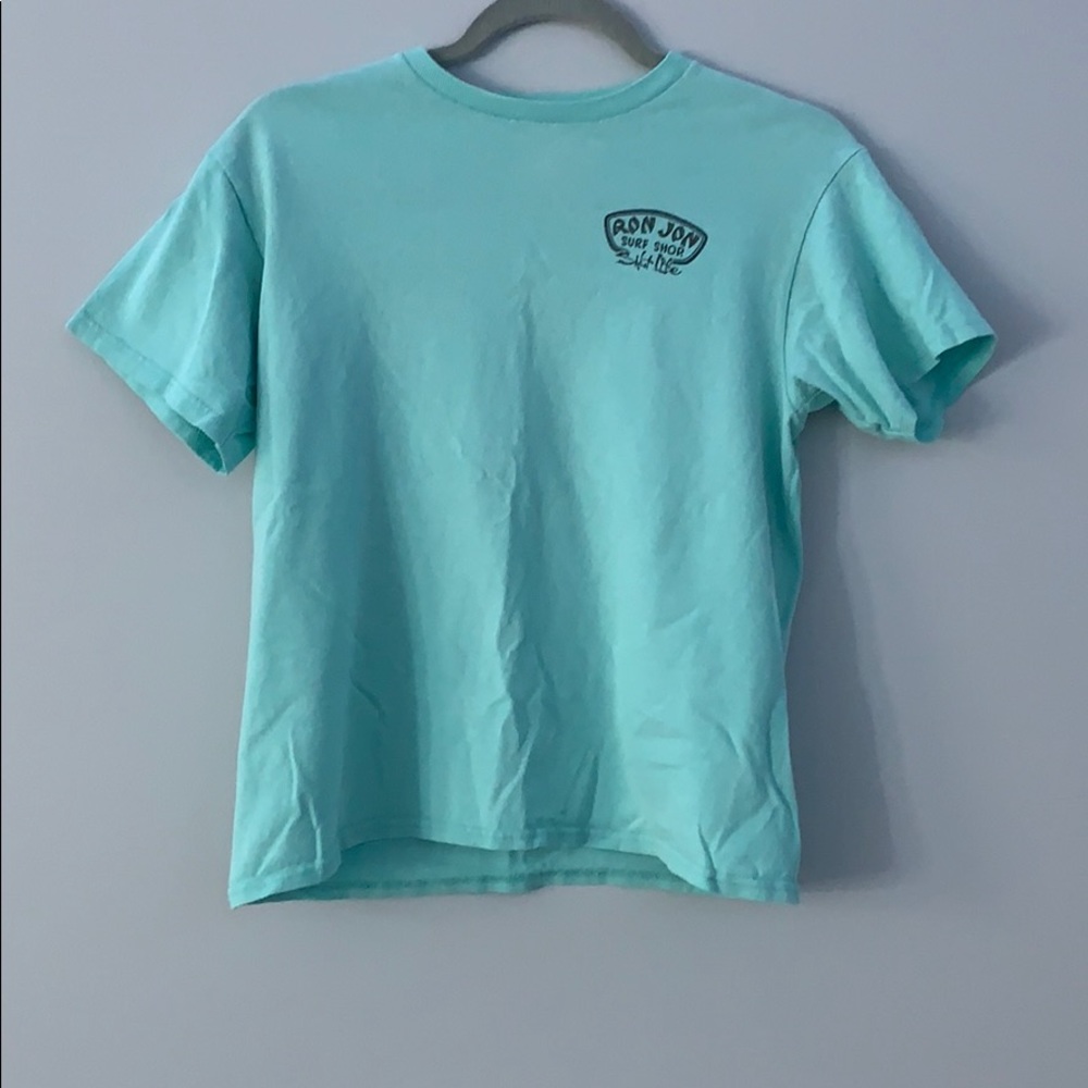 Teal Salt life short sleeve tee shirt